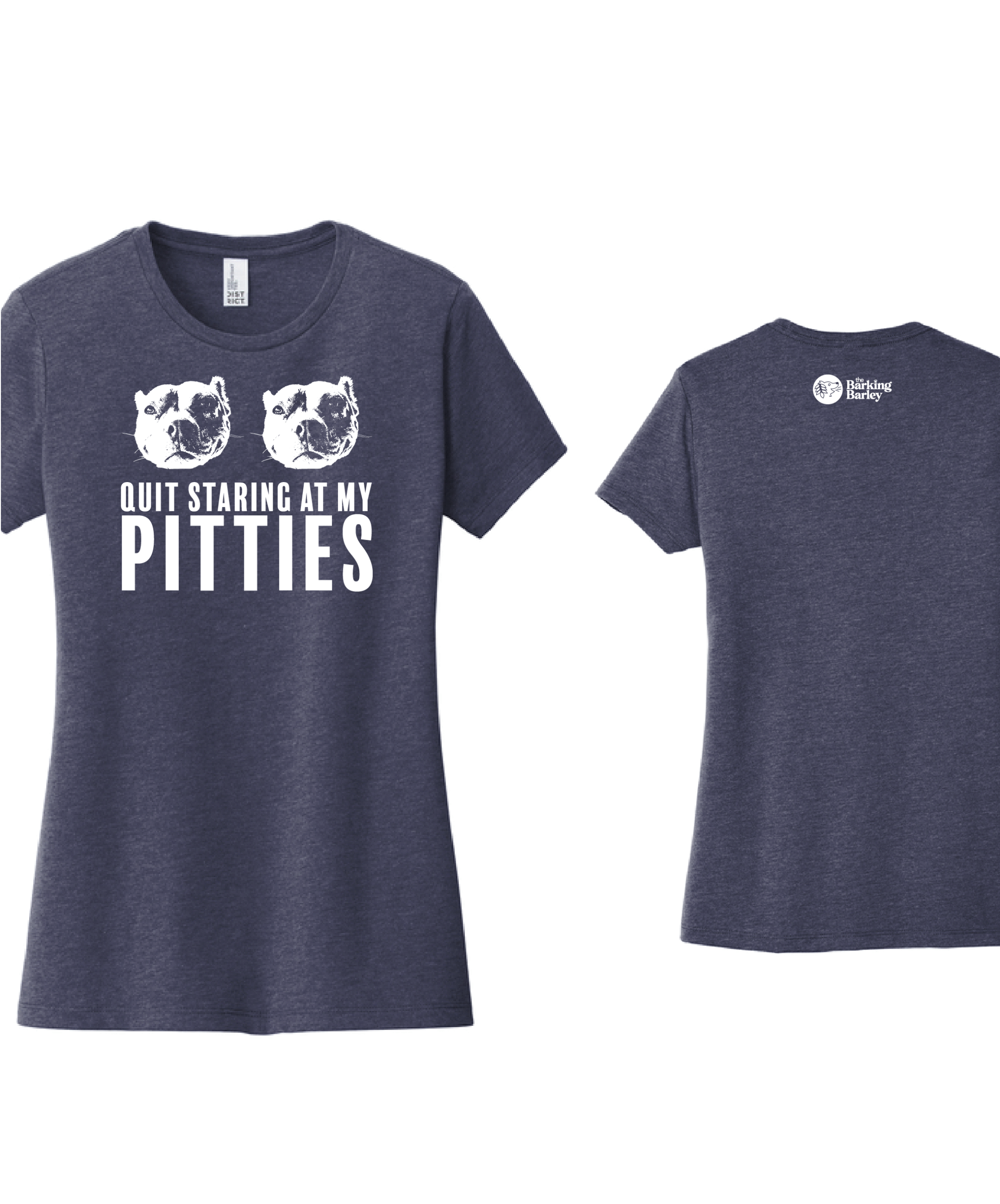 Quit Staring at My Pitties T-Shirt - Image 2