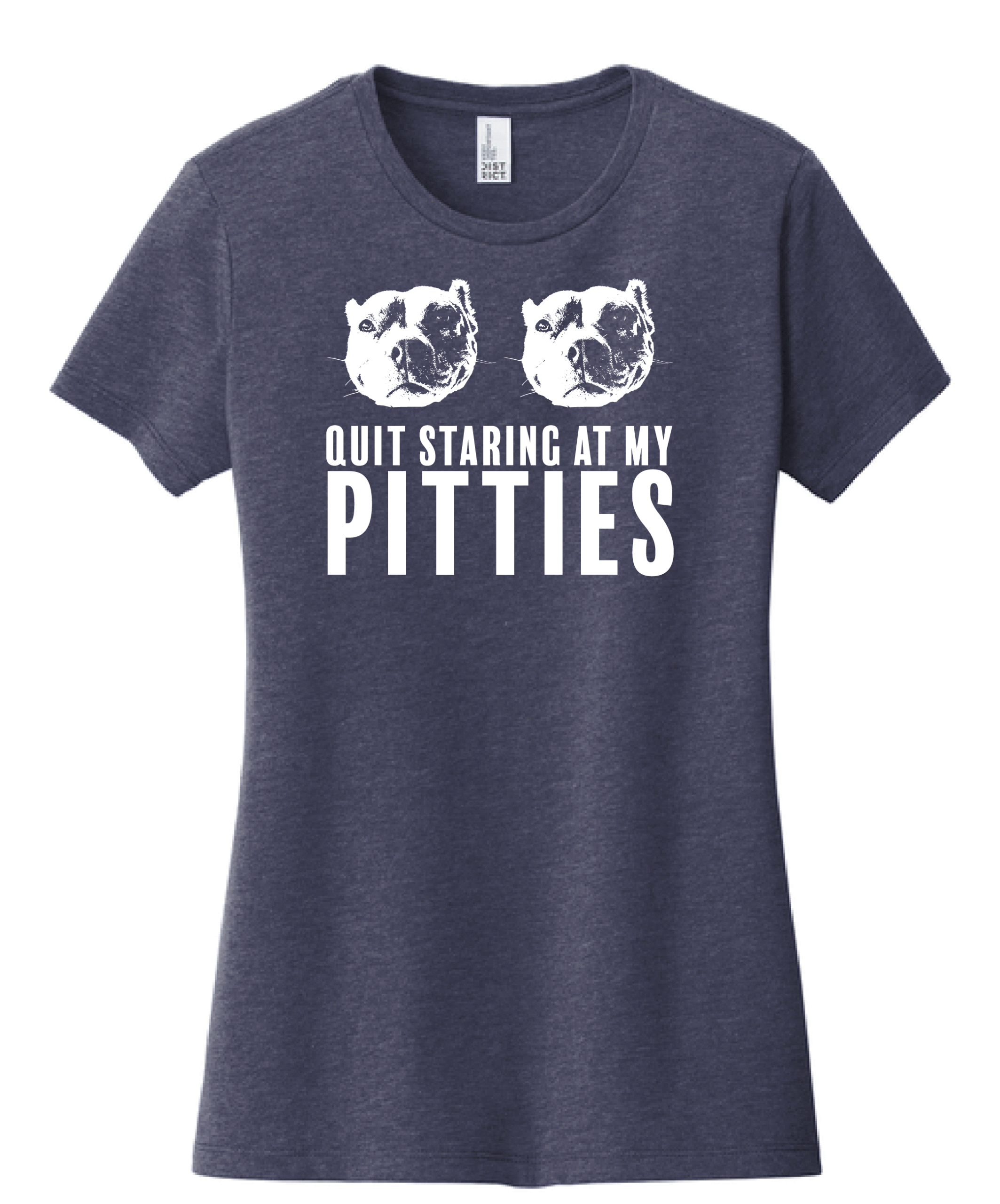 Quit Staring at My Pitties T-Shirt - Image 3