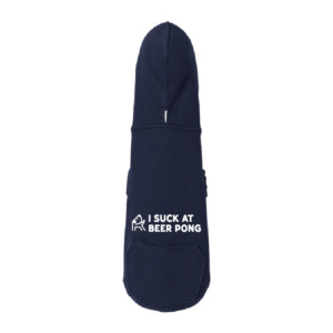 I Suck at Beer Pong Dog Hoodie