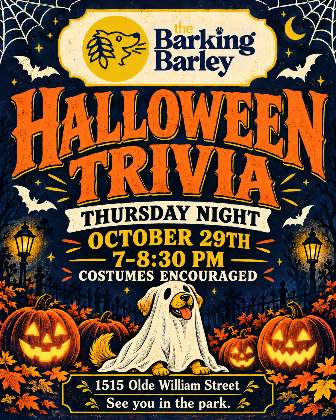 Halloween Trivia Night Flyer